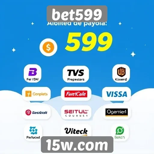 Opções de pagamento disponíveis no bet599